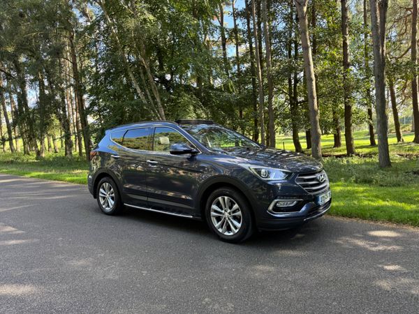 Hyundai Santa Fe SUV, Diesel, 2017, Blue