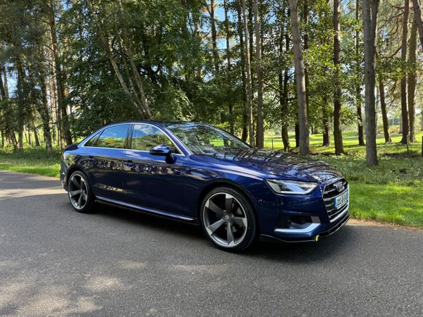 Audi A4 Saloon, Diesel, 2021, Blue