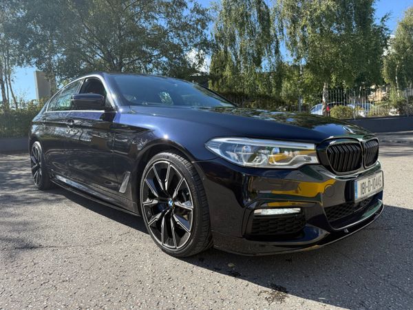 BMW 5-Series Saloon, Petrol, 2018, Black