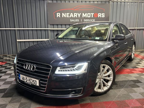 Audi A8 Saloon, Diesel, 2014, Blue