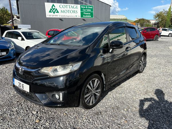 Honda Fit Hatchback, Petrol Hybrid, 2016, Black