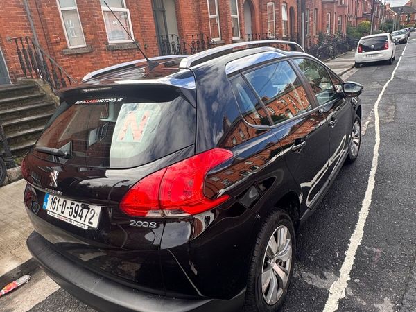 Peugeot 2008 SUV, Petrol, 2016, Black