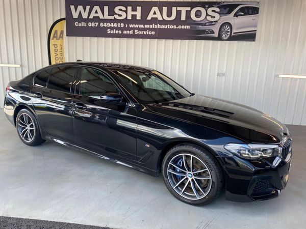 BMW 5-Series Saloon, Petrol Plug-in Hybrid, 2021, Black