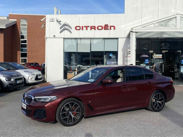 BMW 5-Series Saloon, Diesel, 2022, Red