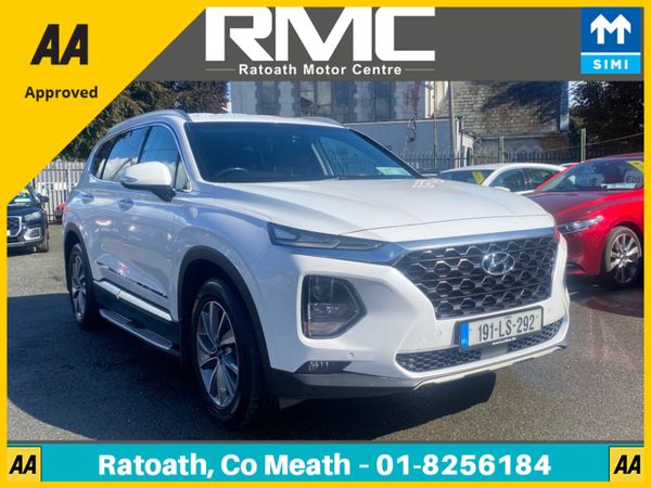 Hyundai Santa Fe SUV, Diesel, 2019, White