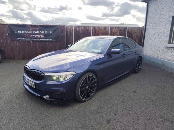 BMW 5-Series Saloon, Diesel, 2019, Blue