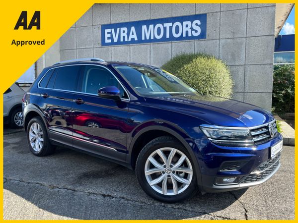 Volkswagen Tiguan SUV, Diesel, 2019, Blue