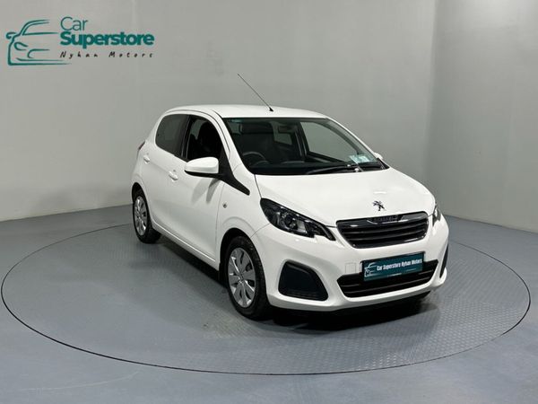 Peugeot 108 Hatchback, Petrol, 2021, White