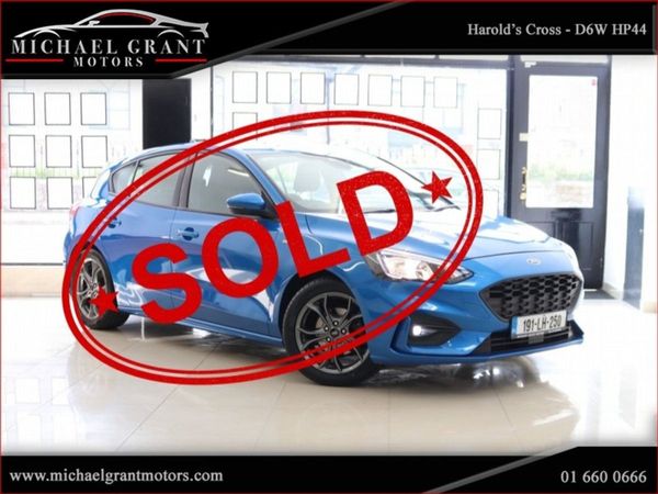 Ford Focus Hatchback, Petrol, 2019, Blue