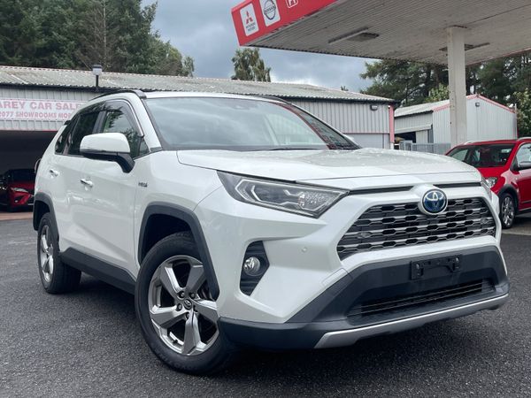 Toyota RAV4 SUV, Petrol Hybrid, 2019, White