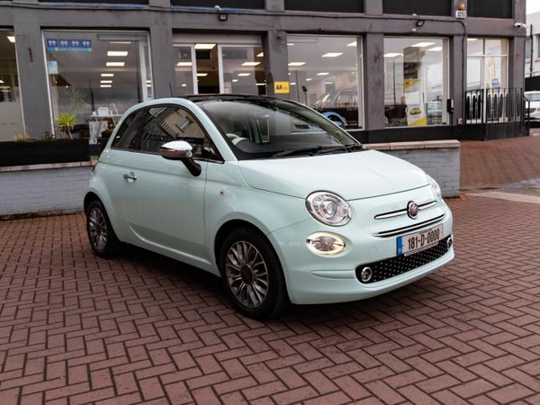Fiat 500 Hatchback, Petrol, 2018, Green