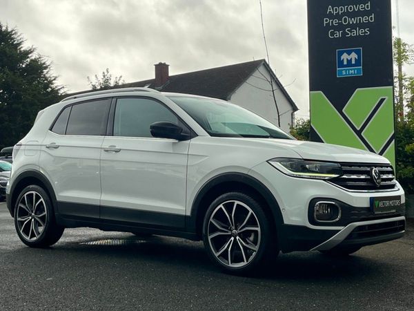 Volkswagen T-Cross SUV, Petrol, 2022, White