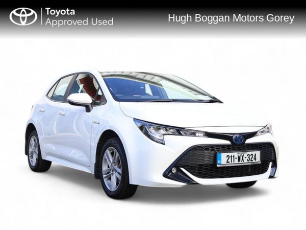 Toyota Corolla Hatchback, Petrol Hybrid, 2021, White
