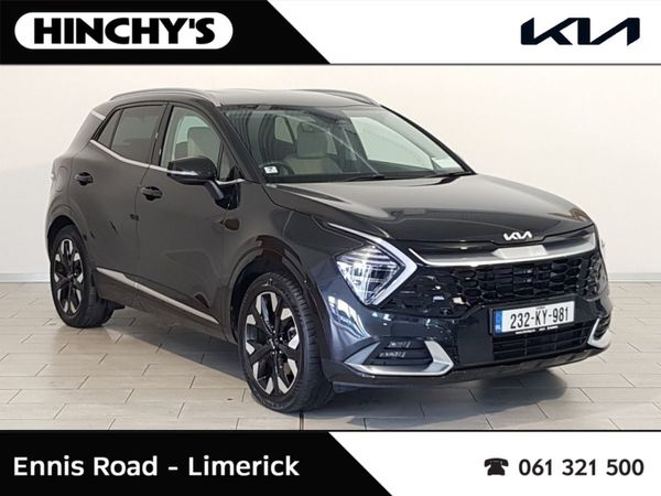 Kia Sportage SUV, Petrol Plug-in Hybrid, 2023, Black