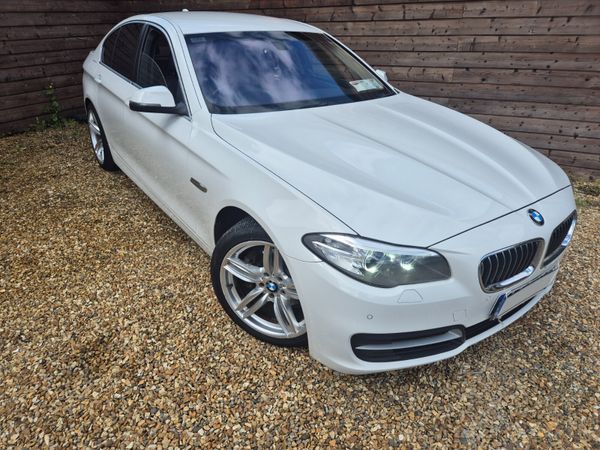 BMW 5-Series Saloon, Diesel, 2015, White
