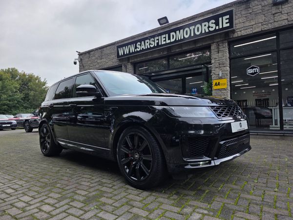 Land Rover Range Rover Sport SUV, Petrol Plug-in Hybrid, 2020, Black