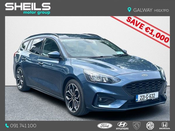 Ford Focus Estate, Petrol, 2022, Blue
