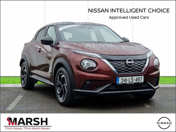 Nissan Juke SUV, Petrol Hybrid, 2024, Burgundy