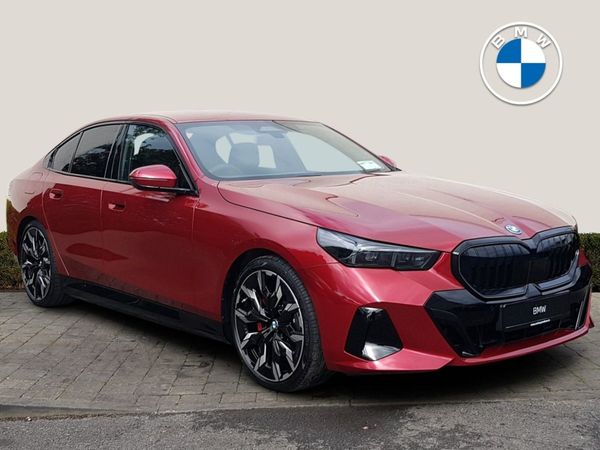 BMW 5-Series Saloon, Petrol Plug-in Hybrid, 2025, Red