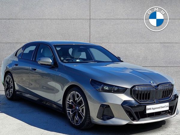 BMW 5-Series Saloon, Petrol Plug-in Hybrid, 2024, Grey