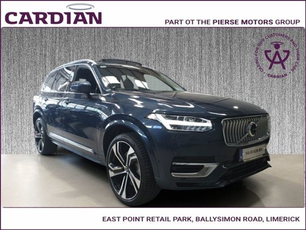 Volvo XC90 SUV, Petrol Plug-in Hybrid, 2024, Blue