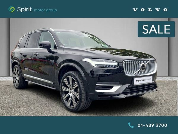 Volvo XC90 SUV, Petrol Plug-in Hybrid, 2022, Black