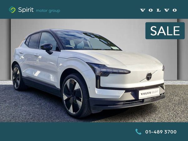 Volvo EX30 SUV, Electric, 2024, White