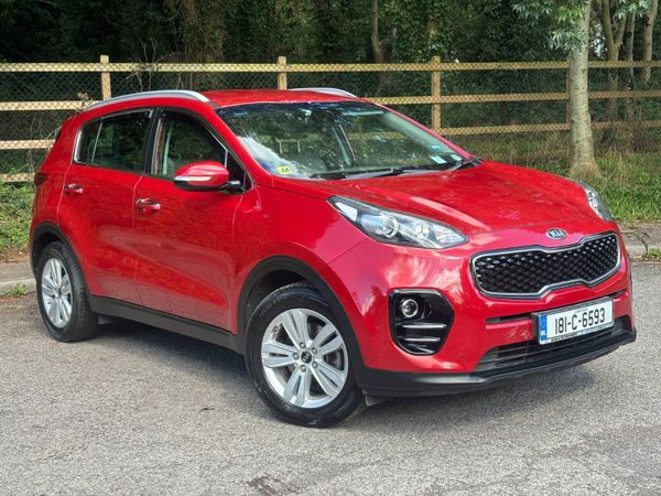 Kia Sportage SUV, Diesel, 2018, Red