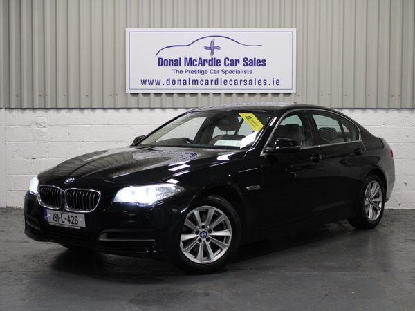 BMW 5-Series Saloon, Diesel, 2016, Black