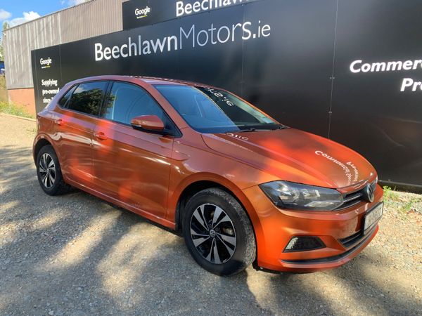 Volkswagen Polo Hatchback, Petrol, 2018, Orange