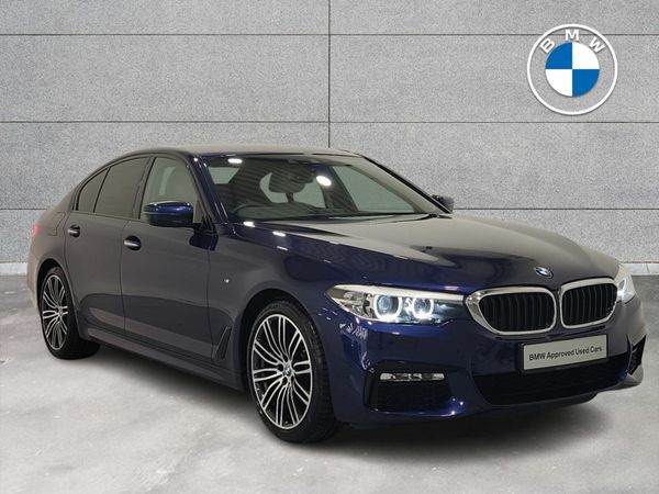 BMW 5-Series Saloon, Diesel, 2017, Blue