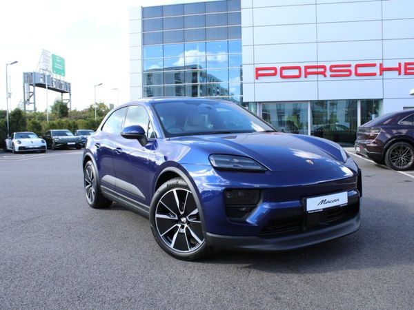 Porsche Macan SUV, Electric, 2025, Blue