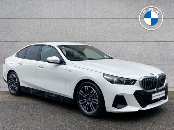 BMW 5-Series Saloon, Petrol Plug-in Hybrid, 2025, White