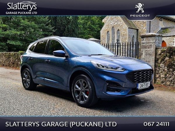 Ford Kuga SUV, Petrol Plug-in Hybrid, 2024, Blue