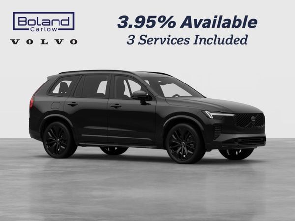 Volvo XC90 SUV, Petrol Plug-in Hybrid, 2025, Black