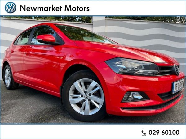 Volkswagen Polo Hatchback, Petrol, 2018, Red
