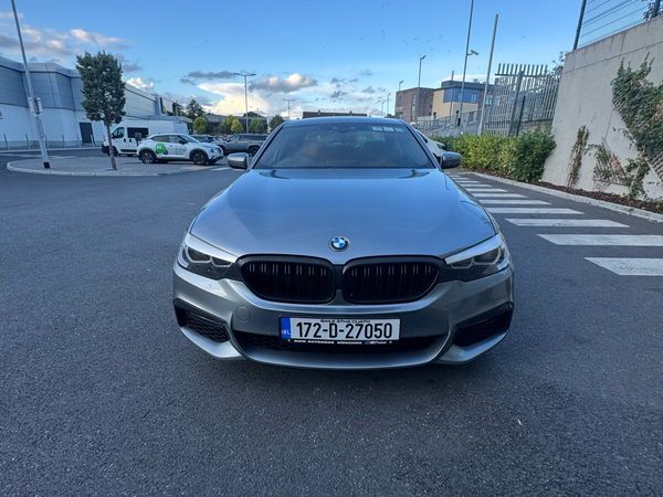 BMW 5-Series Saloon, Petrol Plug-in Hybrid, 2017, Blue