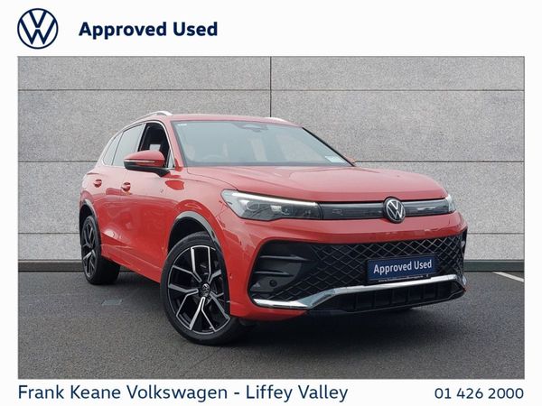 Volkswagen Tiguan SUV, Petrol Plug-in Hybrid, 2024, Red