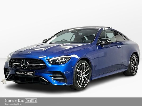 Mercedes-Benz E-Class Coupe, Petrol Hybrid, 2023, Blue