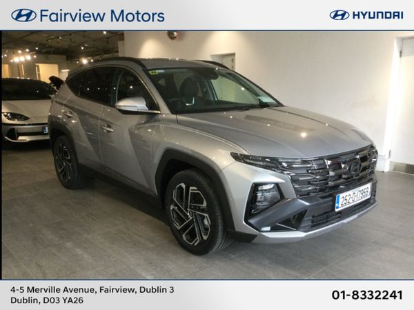 Hyundai Tucson SUV, Petrol Hybrid, 2025, Silver
