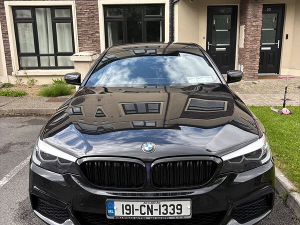 BMW 5-Series Saloon, Petrol Plug-in Hybrid, 2019, Black