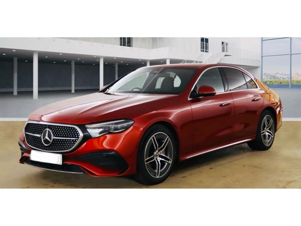 Mercedes-Benz E-Class Saloon, Diesel Hybrid, 2024, Red