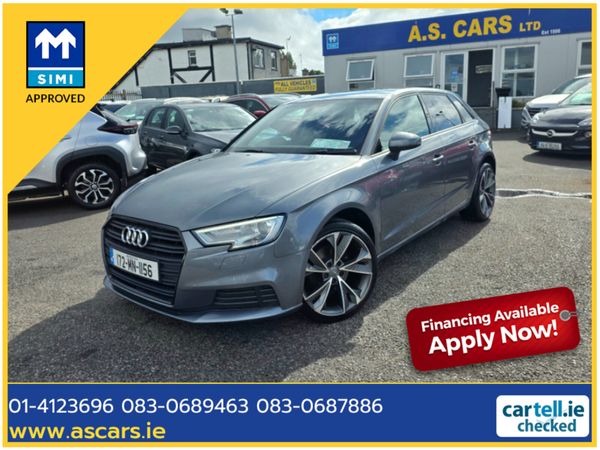 Audi A3 Hatchback, Diesel, 2017, Grey
