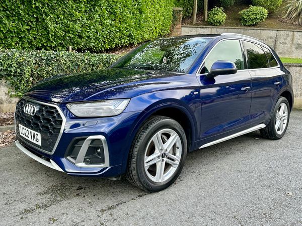 Audi Q5 SUV, Petrol Hybrid, 2022, Blue