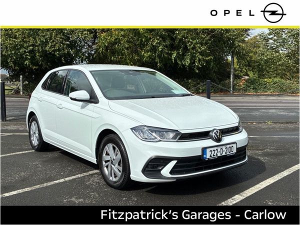 Volkswagen Polo Hatchback, Petrol, 2022, White