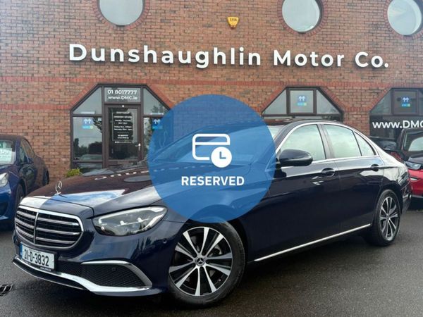 Mercedes-Benz E-Class Saloon, Hybrid, 2021, Blue