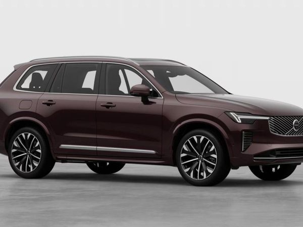 Volvo XC90 SUV, Petrol Plug-in Hybrid, 2025, Burgundy