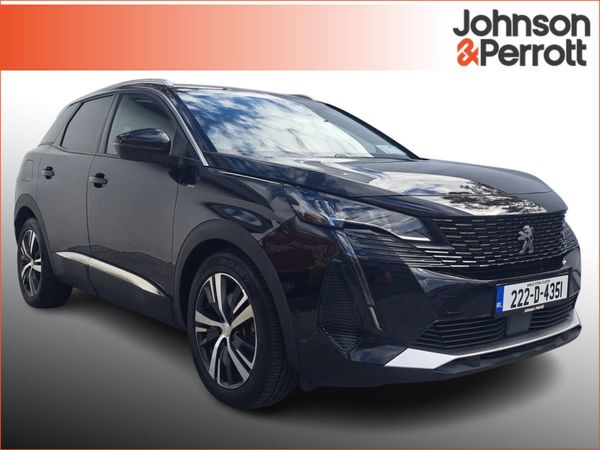 Peugeot 3008 MPV, Petrol Plug-in Hybrid, 2022, Black