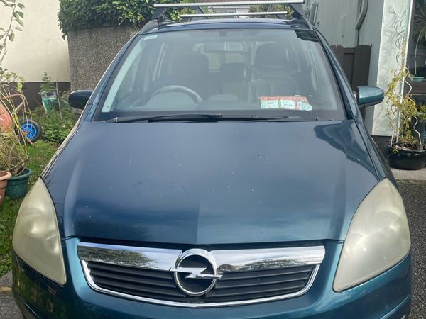 Opel Zafira MPV, Petrol, 2007, Green