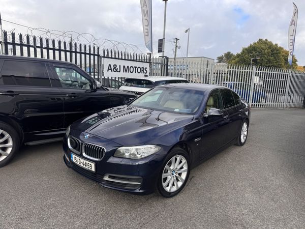 BMW 5-Series Saloon, Diesel, 2015, Blue